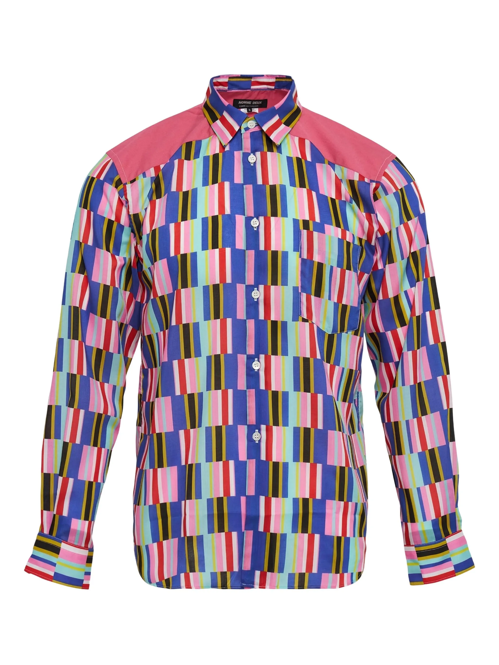 Полосатая рубашка Comme Des Garçons Homme Deux, розовый
Полосатая рубашка Comme Des Garçons Homme Deux, розовый