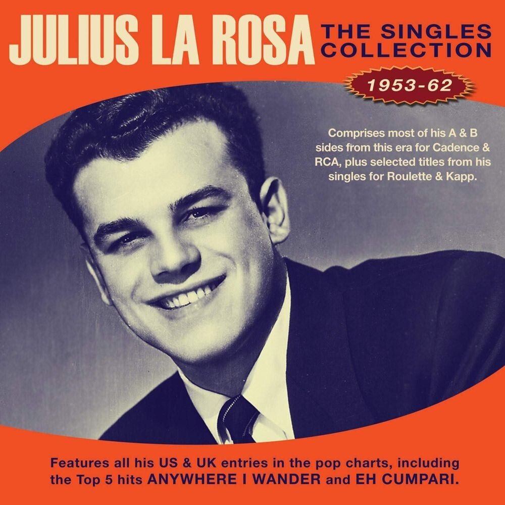 Диск CD The Singles Collection 1953-62 - Julius LaRosa
Диск CD The Singles Collection 1953-62 - Julius LaRosa