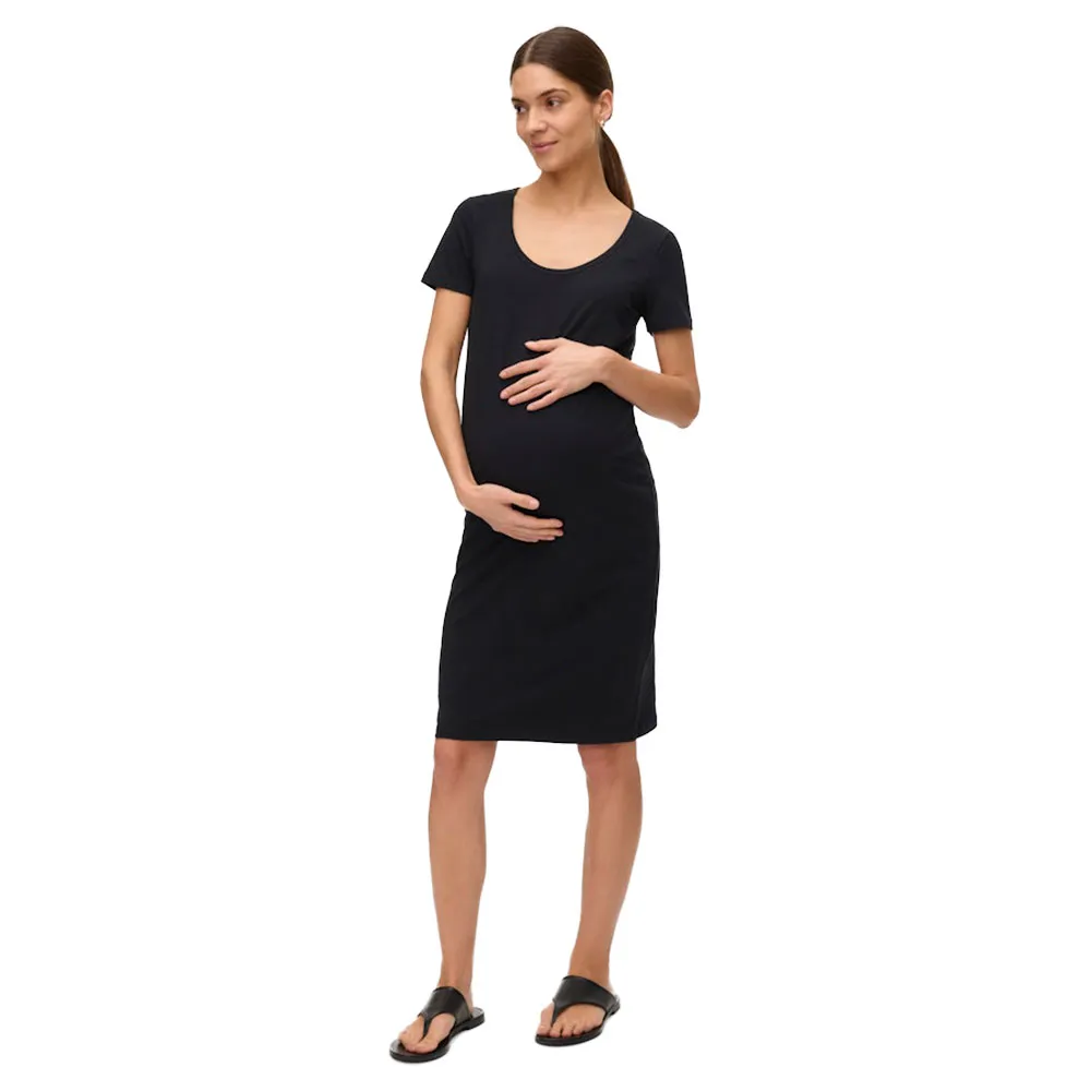 Платье с коротким рукавом Mamalicious Kerrie Maternity, черный 
Платье с коротким рукавом Mamalicious Kerrie Maternity, черный