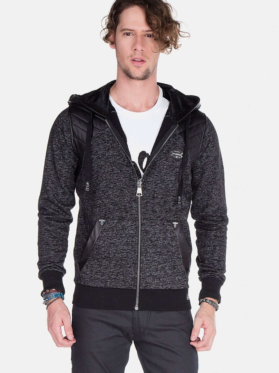 Толстовка с капюшоном на молнии CIPO & BAXX Zip-Up Hoodie, черный
Толстовка с капюшоном на молнии CIPO & BAXX Zip-Up Hoodie, черный