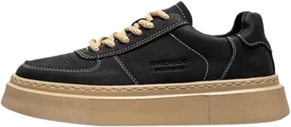 Мужские массивные ретро кроссовки из двух цветов, кожаные, удобные, повседневные, легкие, на толстой подошве, низкие Lexamen, черный
Мужские массивные ретро кроссовки из двух цветов, кожаные, удобные, повседневные, легкие, на толстой подошве, низкие Lexamen, черный