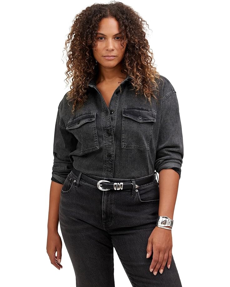 Рубашка Madewell Black Mushy Long Sleeve Shirt in Chamber Wash, цвет Chamberlain Wash
Рубашка Madewell Black Mushy Long Sleeve Shirt in Chamber Wash, цвет Chamberlain Wash