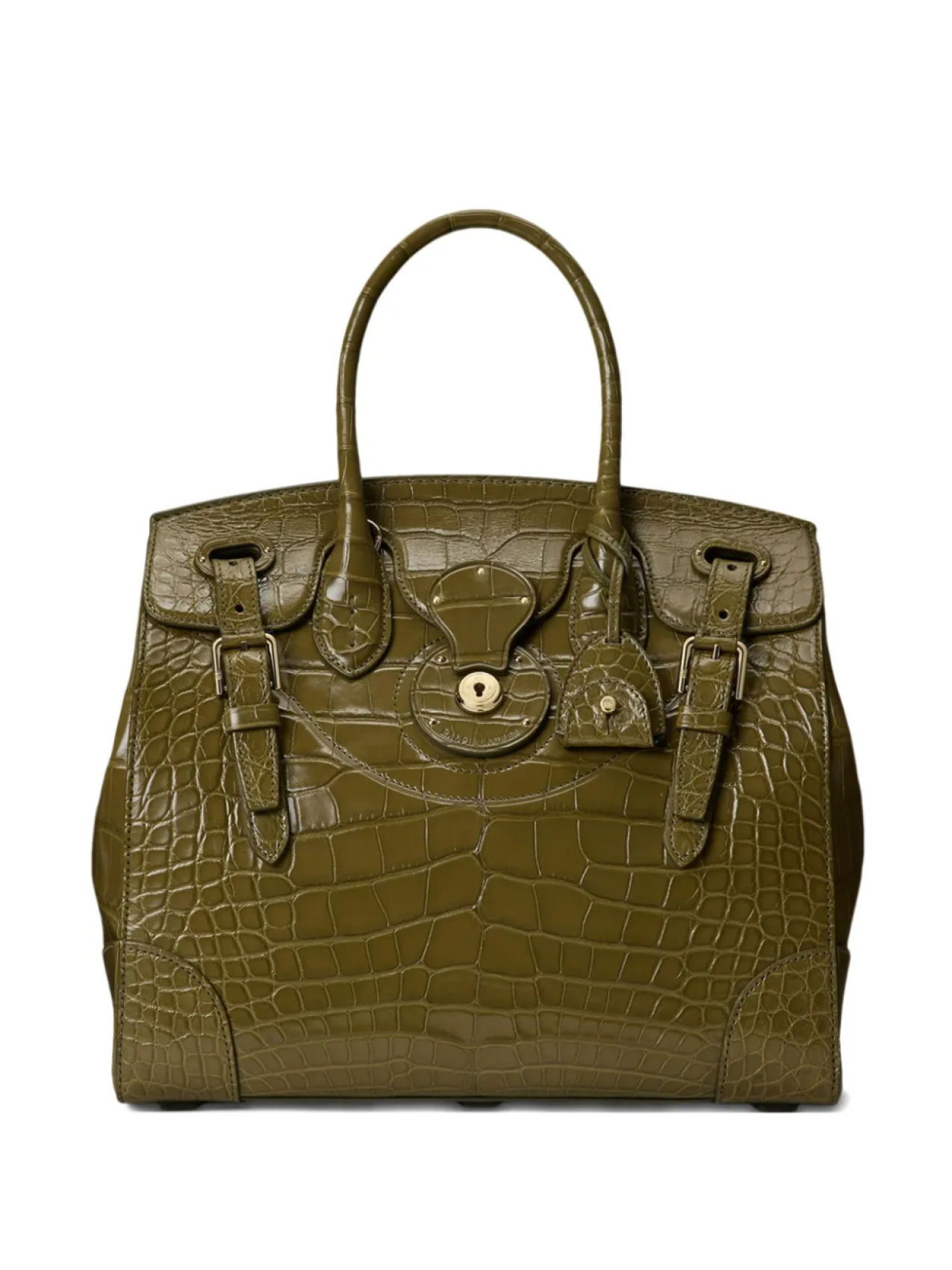 Сумка-шоппер с тиснением под крокодила Ralph Lauren Collection, зеленый
Сумка-шоппер с тиснением под крокодила Ralph Lauren Collection, зеленый