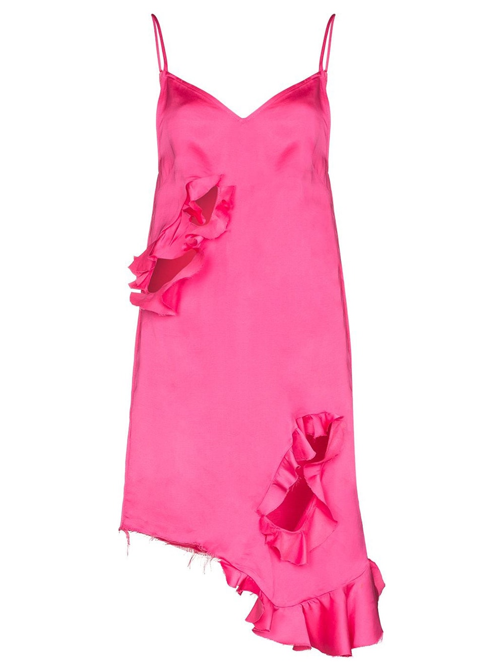 Платье-комбинация с вырезами и воланами marques almeida, розовый
Платье-комбинация с вырезами и воланами marques almeida, розовый