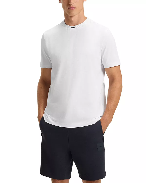 Футболка с ребристым рисунком Boss, белый
Футболка с ребристым рисунком Boss, белый