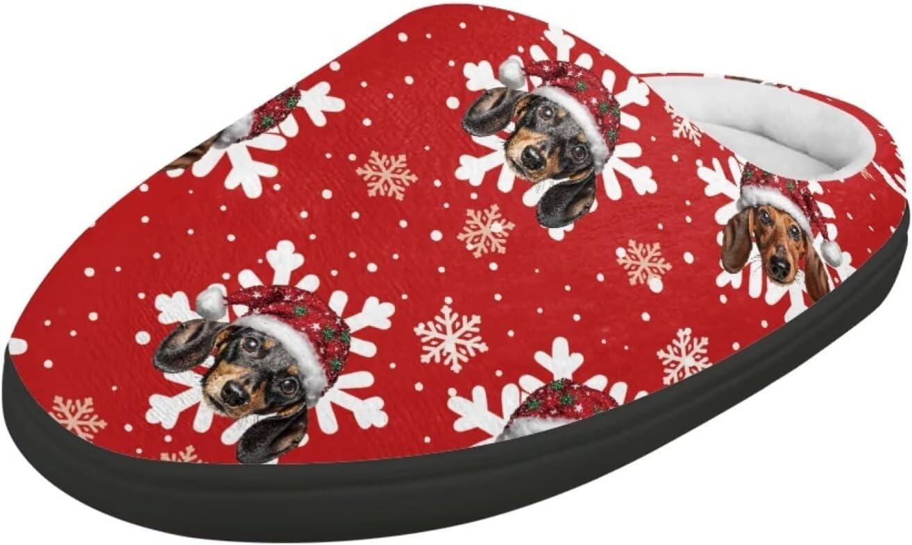 POLERO Милые тапочки для детей, девочек, зимние теплые домашние тапочки, детские тапочки для мальчиков, Xmas Dachshund
POLERO Милые тапочки для детей, девочек, зимние теплые домашние тапочки, детские тапочки для мальчиков, Xmas Dachshund