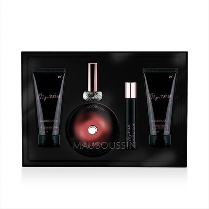 Mauboussin Prestige Set 2023 My Twist: Eau de Parfum, Shower Gel, Body Lotion & Travel Spray
Mauboussin Prestige Set 2023 My Twist: Eau de Parfum, Shower Gel, Body Lotion & Travel Spray