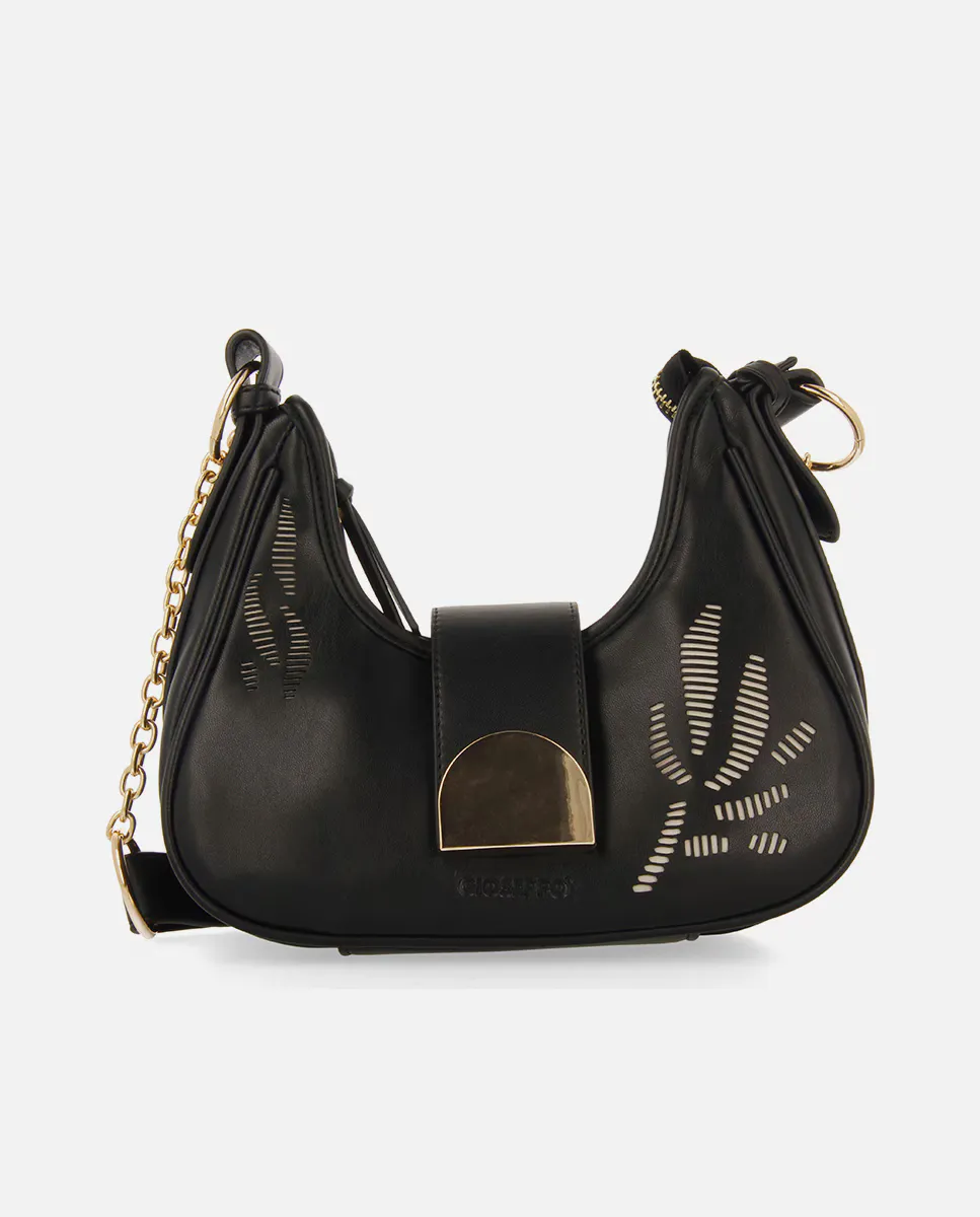 Сумка-багет с ручкой черного цвета Gioseppo, черный
Сумка-багет с ручкой черного цвета Gioseppo, черный