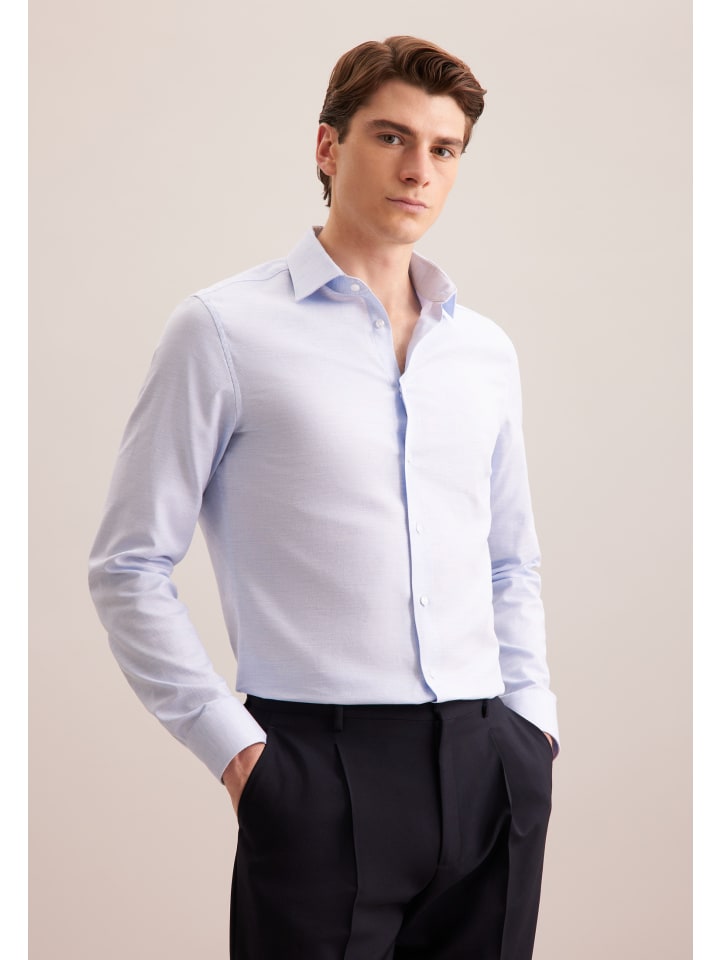 Рубашка фланелевая, средне-синего цвета Seidensticker
Рубашка фланелевая, средне-синего цвета Seidensticker