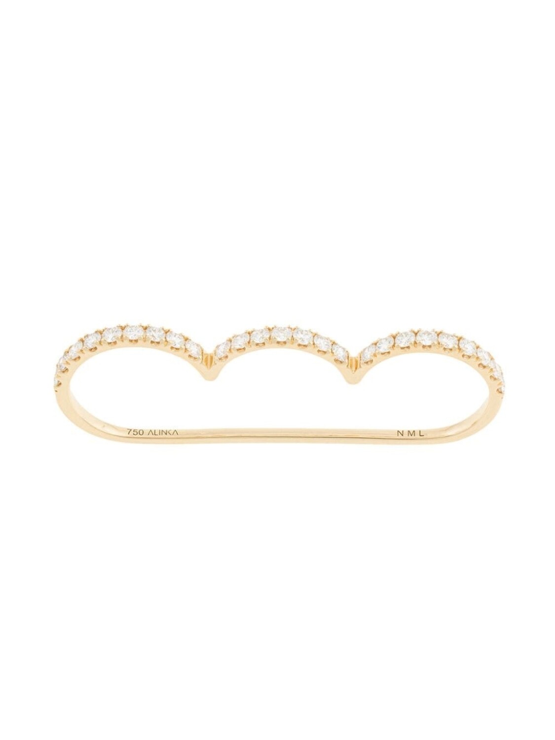 Кольцо Cloud из желтого золота с бриллиантами ALINKA, золотой 
Кольцо Cloud из желтого золота с бриллиантами ALINKA, золотой