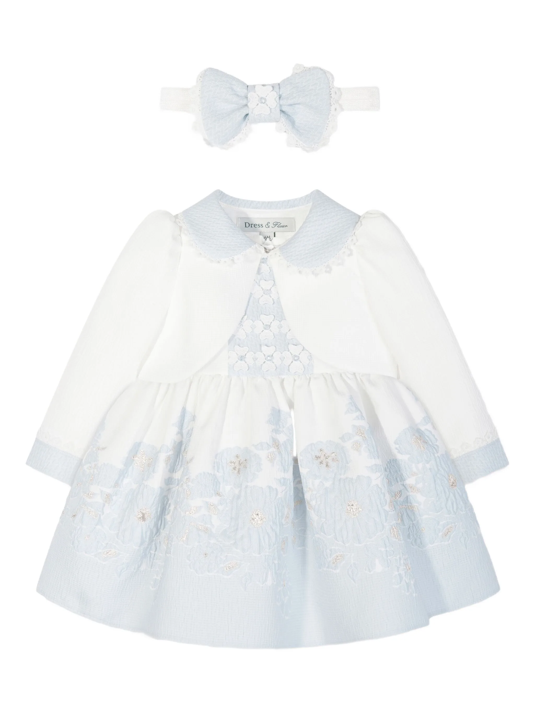 Комплект с платьем и цветочной аппликацией Dress & Fleur, белый
Комплект с платьем и цветочной аппликацией Dress & Fleur, белый