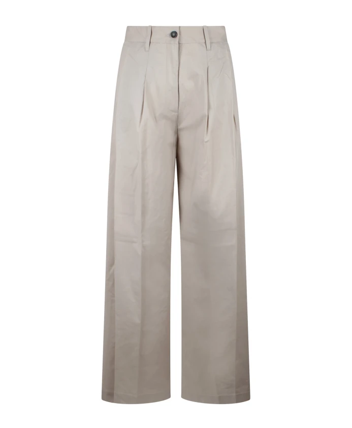 Брюки чинос из шелковой смеси, широкие штанины Nine In The Morning, бежевый
Брюки чинос из шелковой смеси, широкие штанины Nine In The Morning, бежевый