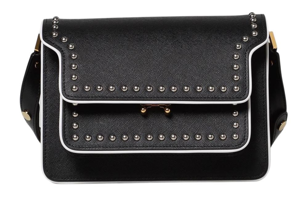 Сумка через плечо из телячьей кожи женская черная MARNI
Сумка через плечо из телячьей кожи женская черная MARNI