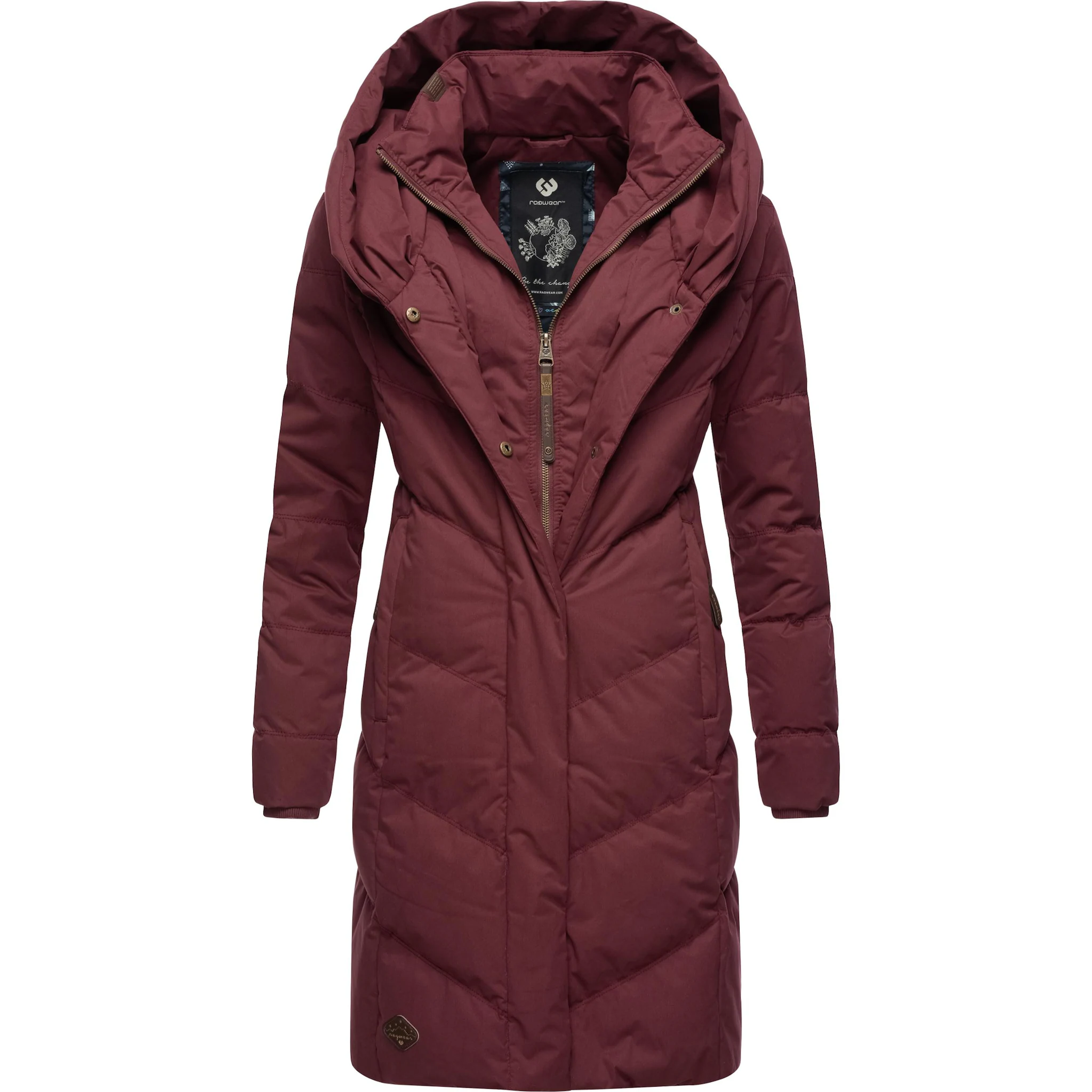 Стеганое пальто Ragwear "Наталка", стильная, стеганая зимняя парка с капюшоном на подкладке, красный 
Стеганое пальто Ragwear "Наталка", стильная, стеганая зимняя парка с капюшоном на подкладке, красный