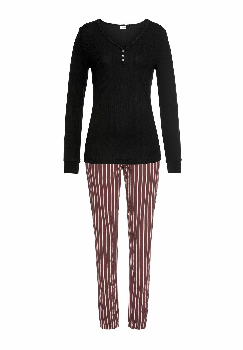 Пижама LASCANA, Бордо
Пижама LASCANA, Бордо