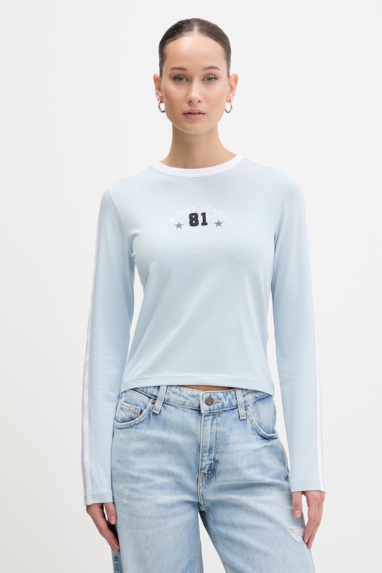 Лонгслив Guess Jeans, синий
Лонгслив Guess Jeans, синий
