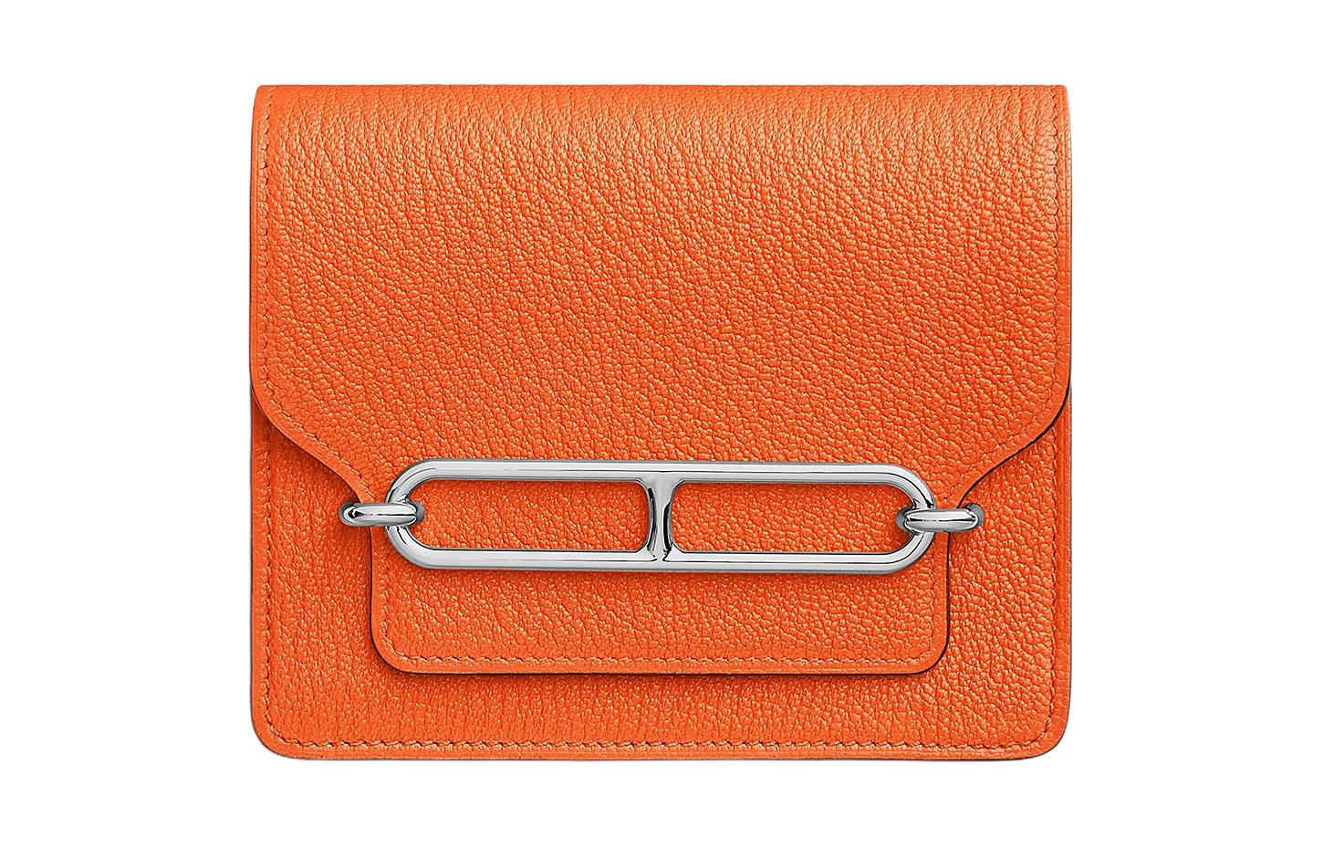 Кошелек-поясная сумка Roulis Mysore Goat Skin Pig Nose Women's 0X Aluminum Dan Orange HERMES
Кошелек-поясная сумка Roulis Mysore Goat Skin Pig Nose Women's 0X Aluminum Dan Orange HERMES