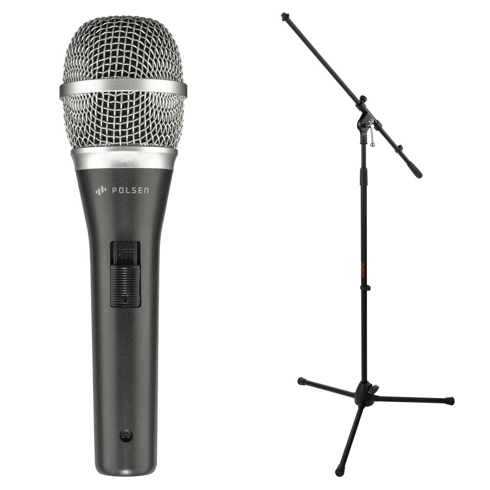 Ручной микрофон Polsen M-85 Professional Dynamic Handheld Microphone Kit with
Ручной микрофон Polsen M-85 Professional Dynamic Handheld Microphone Kit with