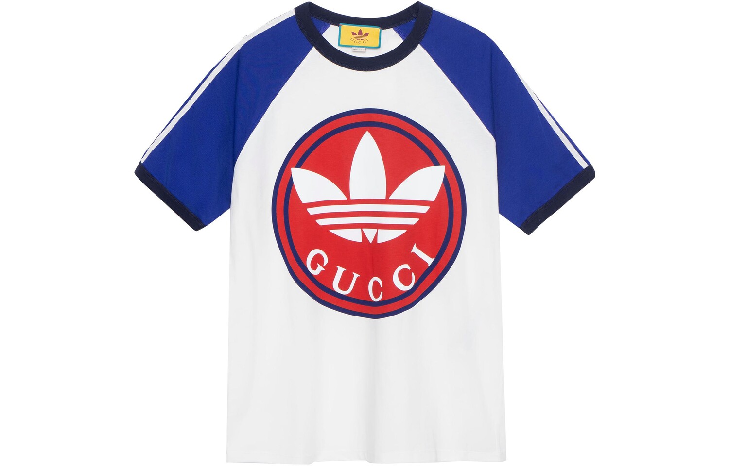 Мужская футболка Adidas X цвета слоновой кости Gucci, белый 
Мужская футболка Adidas X цвета слоновой кости Gucci, белый