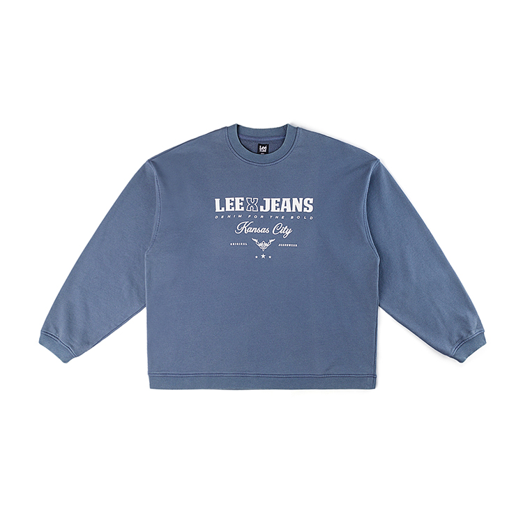 Унисекс свитшот Lee, синий
Унисекс свитшот Lee, синий