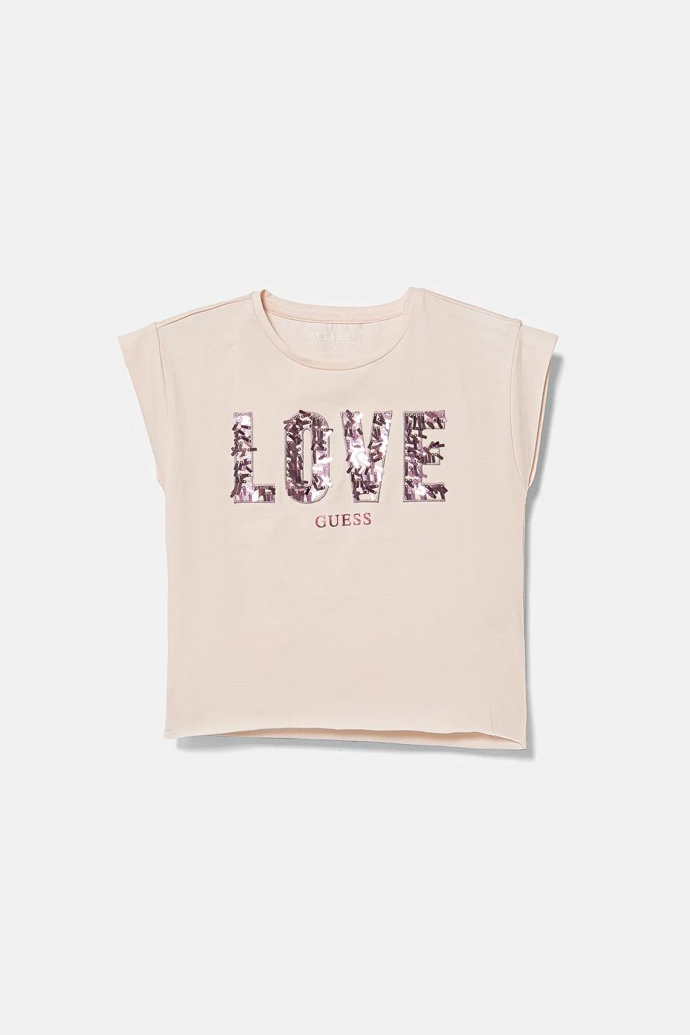 Детская футболка Guess, розовый
Детская футболка Guess, розовый