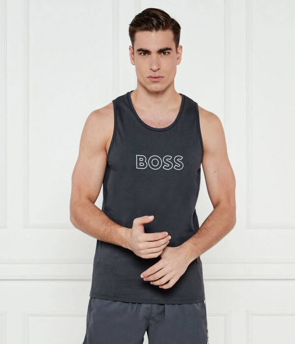 Майка мужская Boss с логотипом бренда, черный
Майка мужская Boss с логотипом бренда, черный