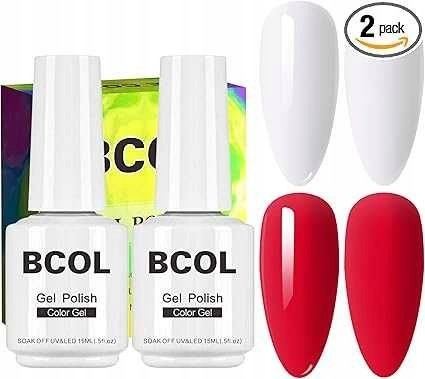 Гель-лак для ногтей, набор из 2 лаков по 15 мл, красный и белый Inna marka
Гель-лак для ногтей, набор из 2 лаков по 15 мл, красный и белый Inna marka