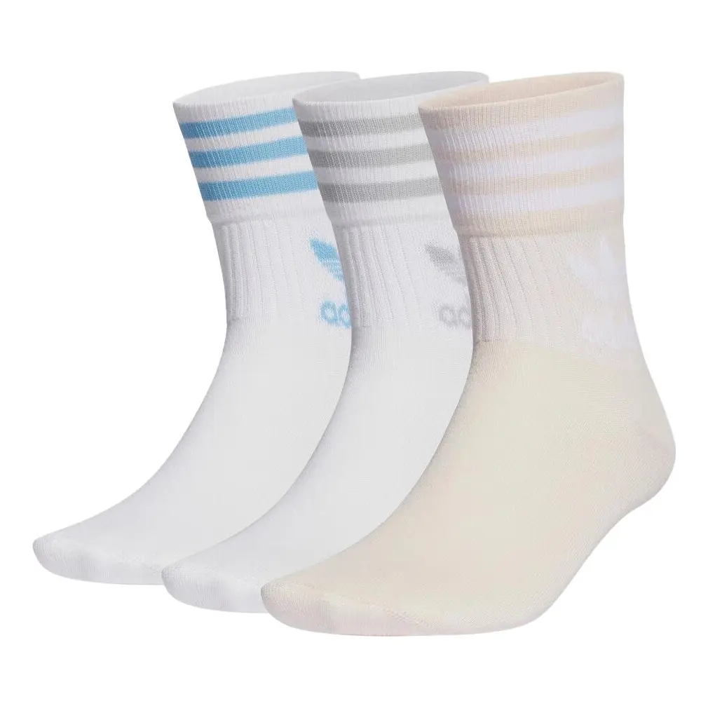 Носки adidas Enjoy Summer Mid Cut Crew Socks 3 Pairs 'White' IB9390, разноцветный 
Носки adidas Enjoy Summer Mid Cut Crew Socks 3 Pairs 'White' IB9390, разноцветный