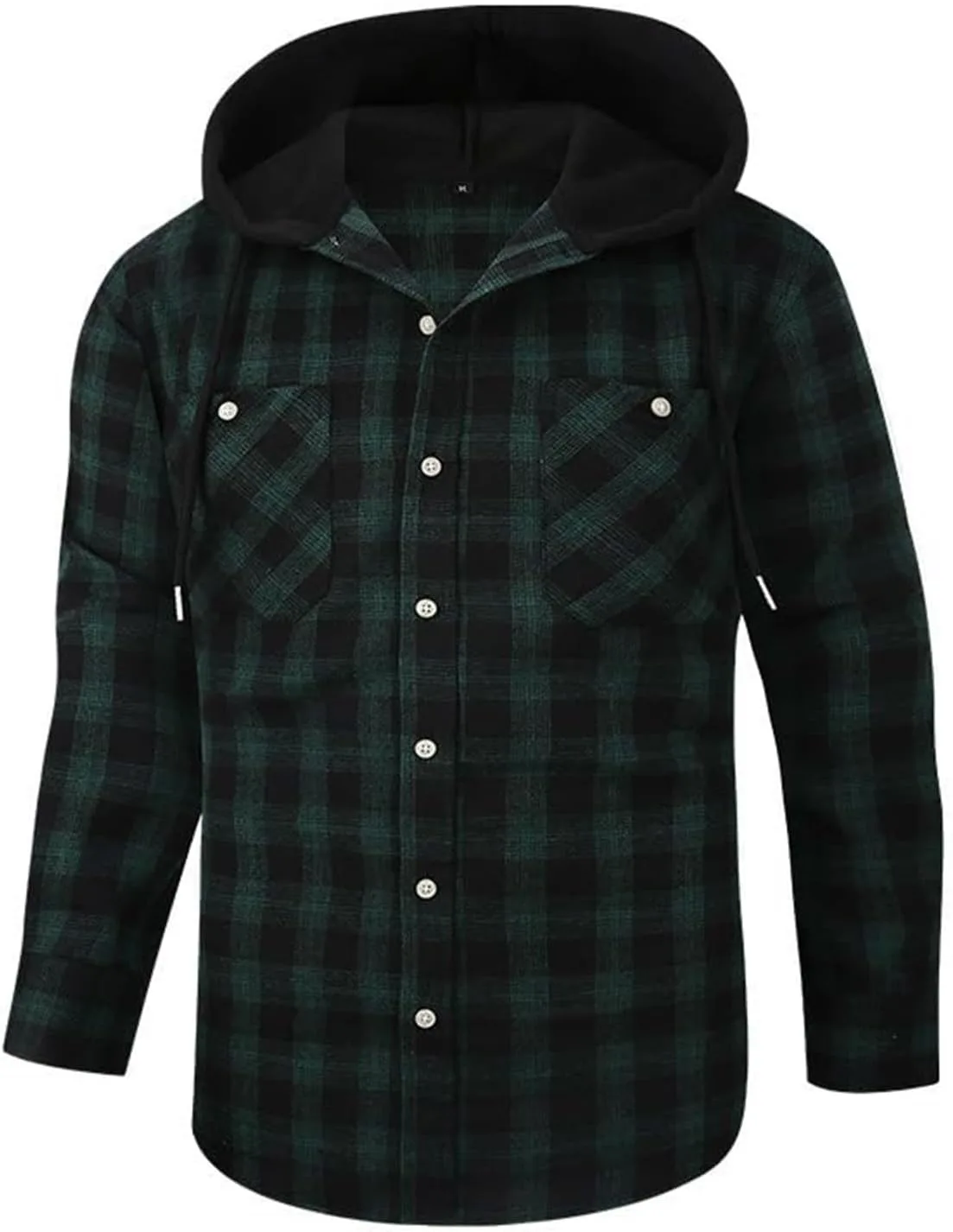 TWGONE мужская фланелевая рубашка с капюшоном, на пуговицах, длинный рукав
TWGONE мужская фланелевая рубашка с капюшоном, на пуговицах, длинный рукав