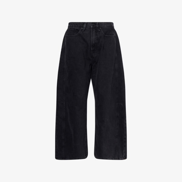 Джинсы бочкообразные Good American, черный
Джинсы бочкообразные Good American, черный