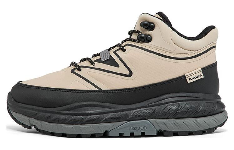 Кроссовки унисекс средней высоты бежевый/черный Kappa
Кроссовки унисекс средней высоты бежевый/черный Kappa