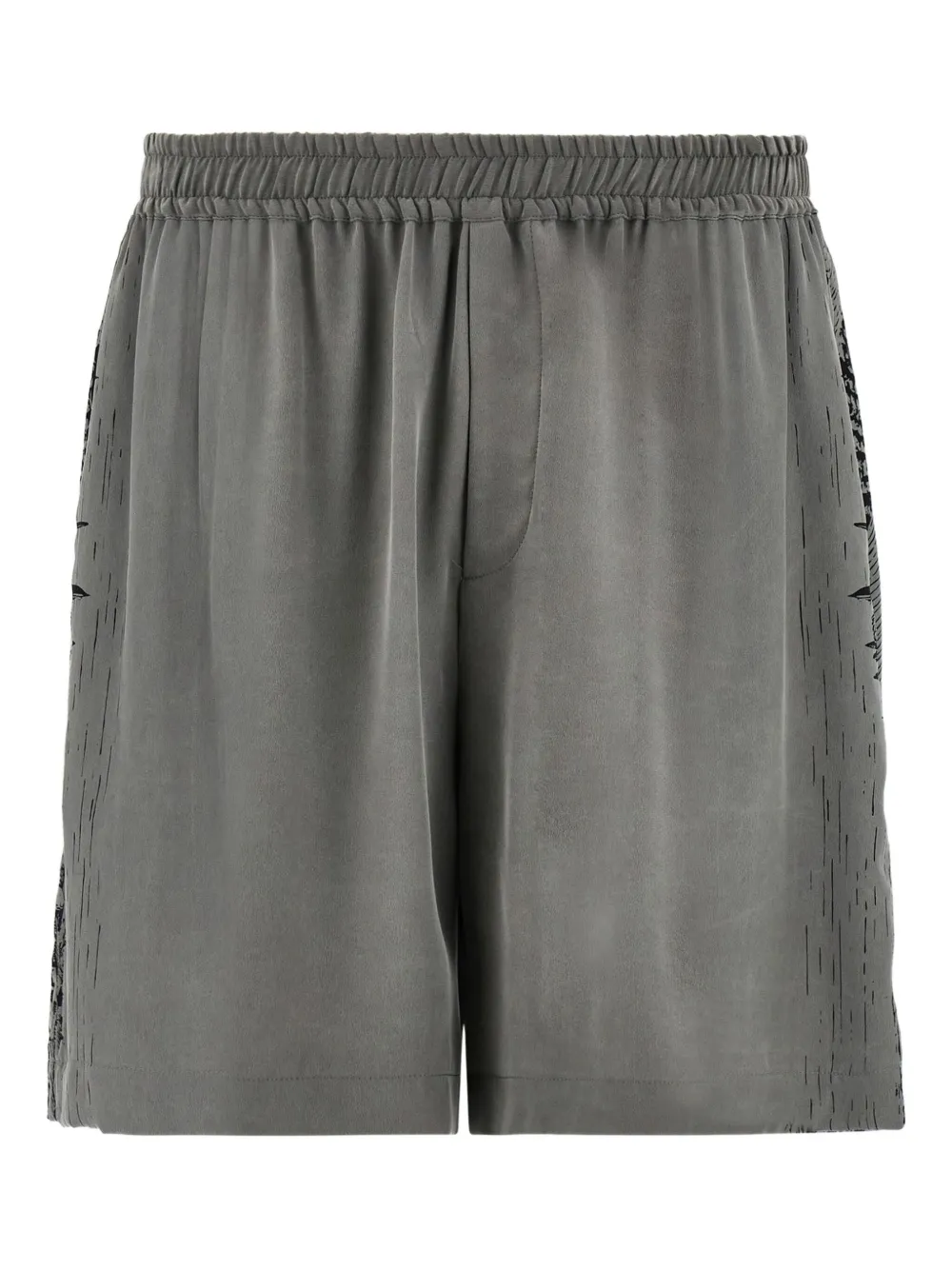 Шелковые шорты-бермуды Ferragamo, серый
Шелковые шорты-бермуды Ferragamo, серый