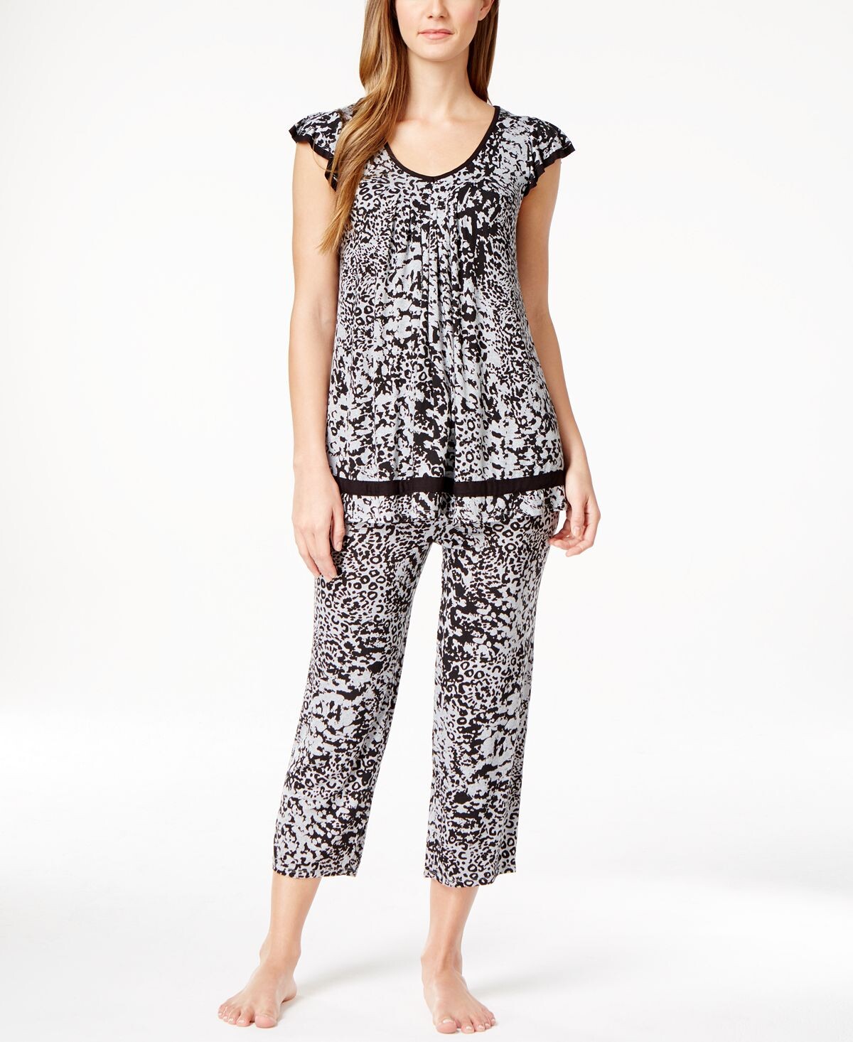 Топ с короткими рукавами Yours to Love и пижамные брюки-капри по отдельности Ellen Tracy
Топ с короткими рукавами Yours to Love и пижамные брюки-капри по отдельности Ellen Tracy