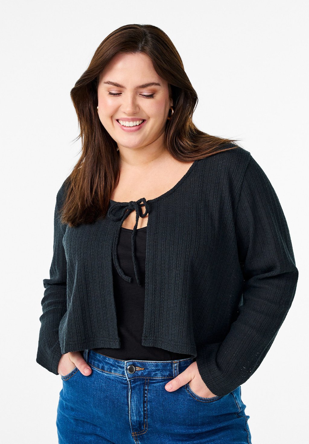 Кардиган Zizzi, черный
Кардиган Zizzi, черный