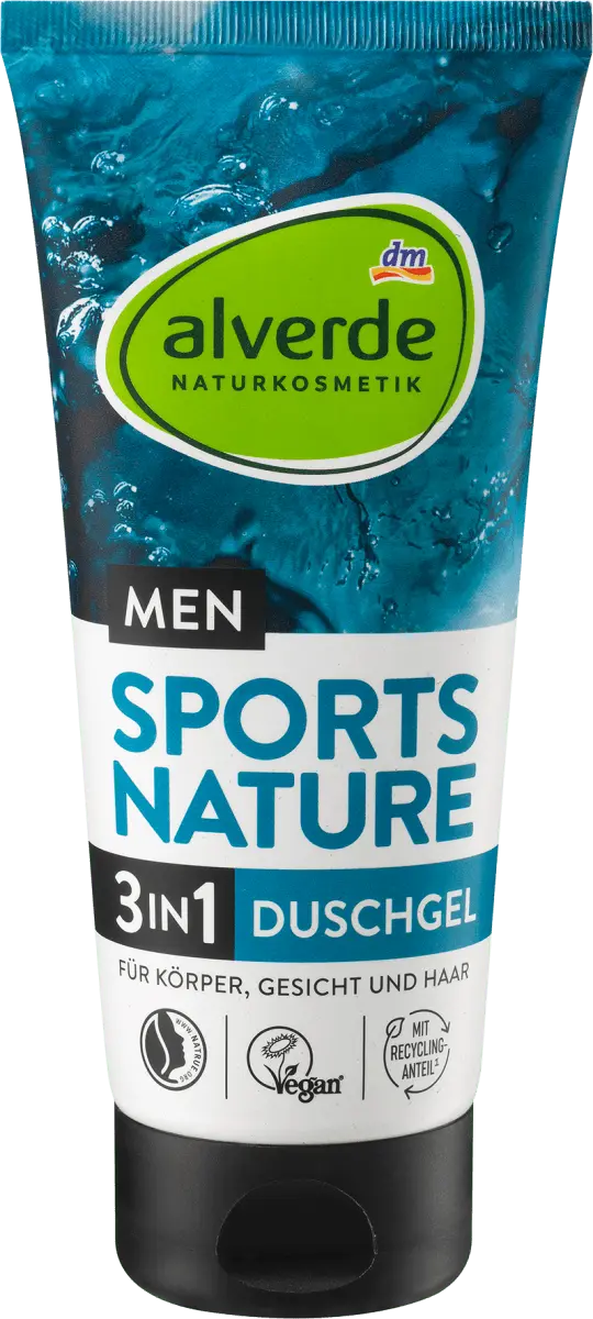 Гель для душа 3в1 Sports Nature 200мл Alverde
Гель для душа 3в1 Sports Nature 200мл Alverde