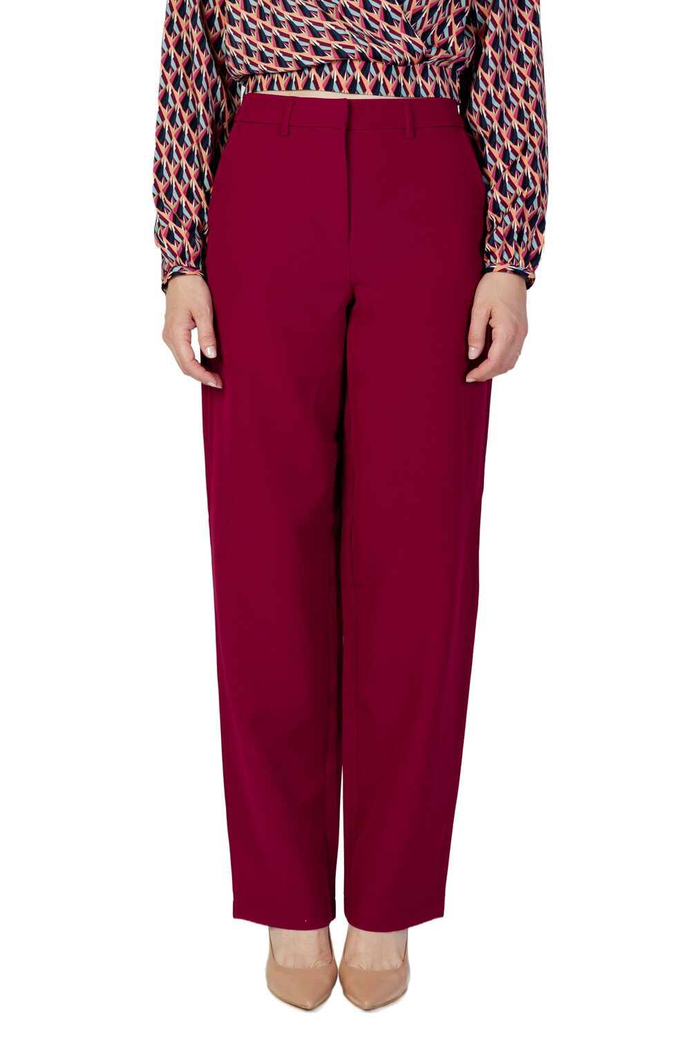 Брюки женские VILA широкого кроя, бордовый
Брюки женские VILA широкого кроя, бордовый