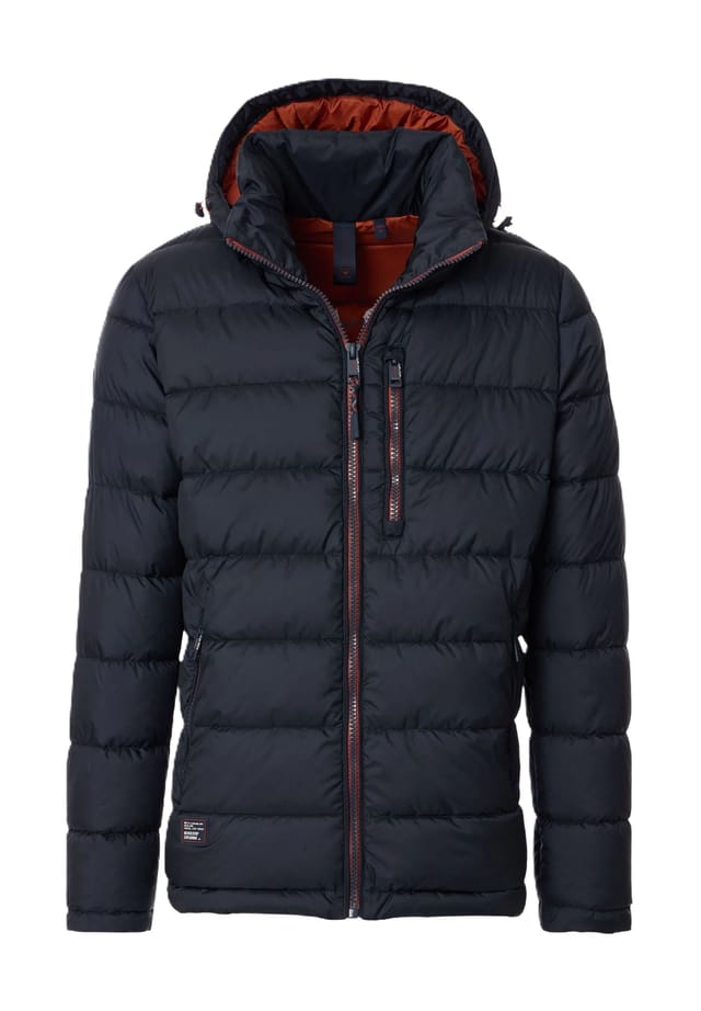 Стеганая куртка с регулируемым капюшоном и карманами на молнии Casamoda, синий
Стеганая куртка с регулируемым капюшоном и карманами на молнии Casamoda, синий