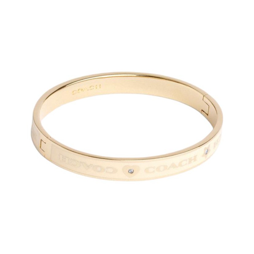 COACH Медные браслеты для женщин Gold/Chalk White
COACH Медные браслеты для женщин Gold/Chalk White