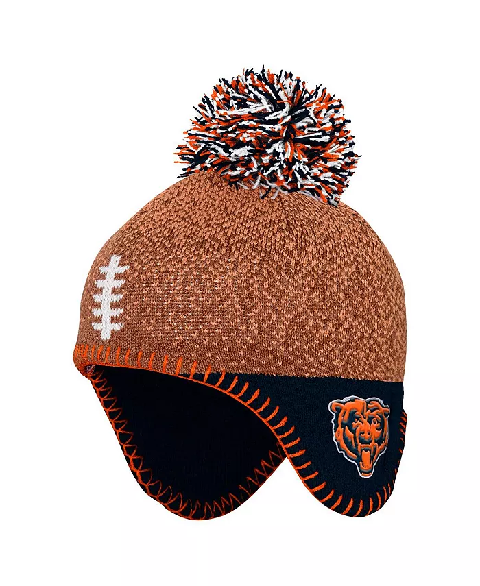 Детская вязаная шапка с помпоном Chicago Bears в футбольном стиле (коричневая) Outerstuff
Детская вязаная шапка с помпоном Chicago Bears в футбольном стиле (коричневая) Outerstuff