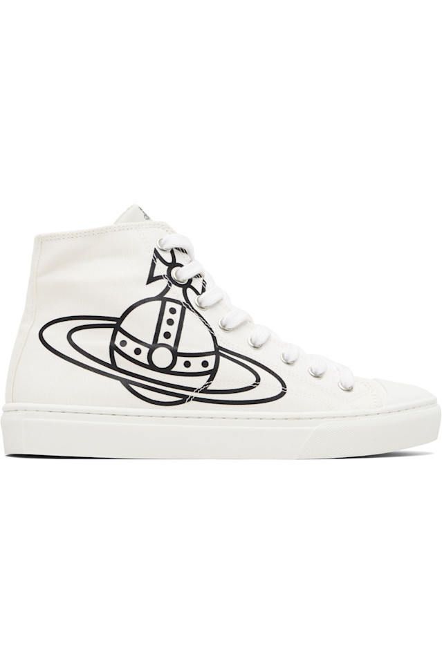 Высокие парусиновые кеды-кроссовки Vivienne Westwood, белый
Высокие парусиновые кеды-кроссовки Vivienne Westwood, белый