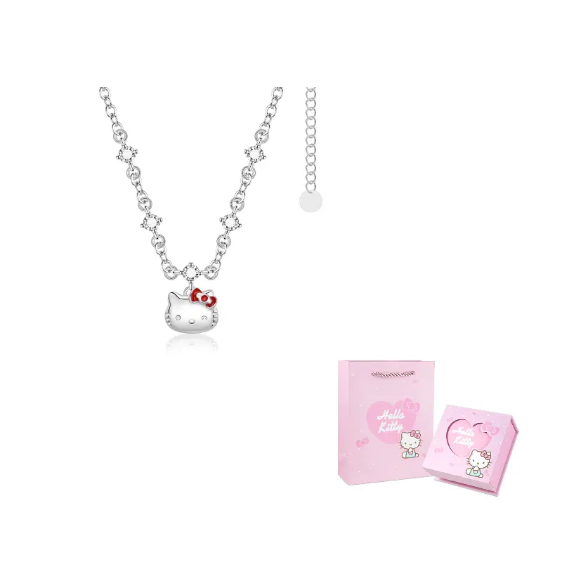 Ожерелье Hello Kitty из сплава для женщин Sanrio
Ожерелье Hello Kitty из сплава для женщин Sanrio