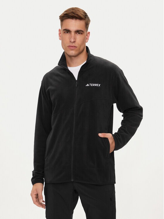 Флисовая куртка стандартного кроя Adidas, черный
Флисовая куртка стандартного кроя Adidas, черный