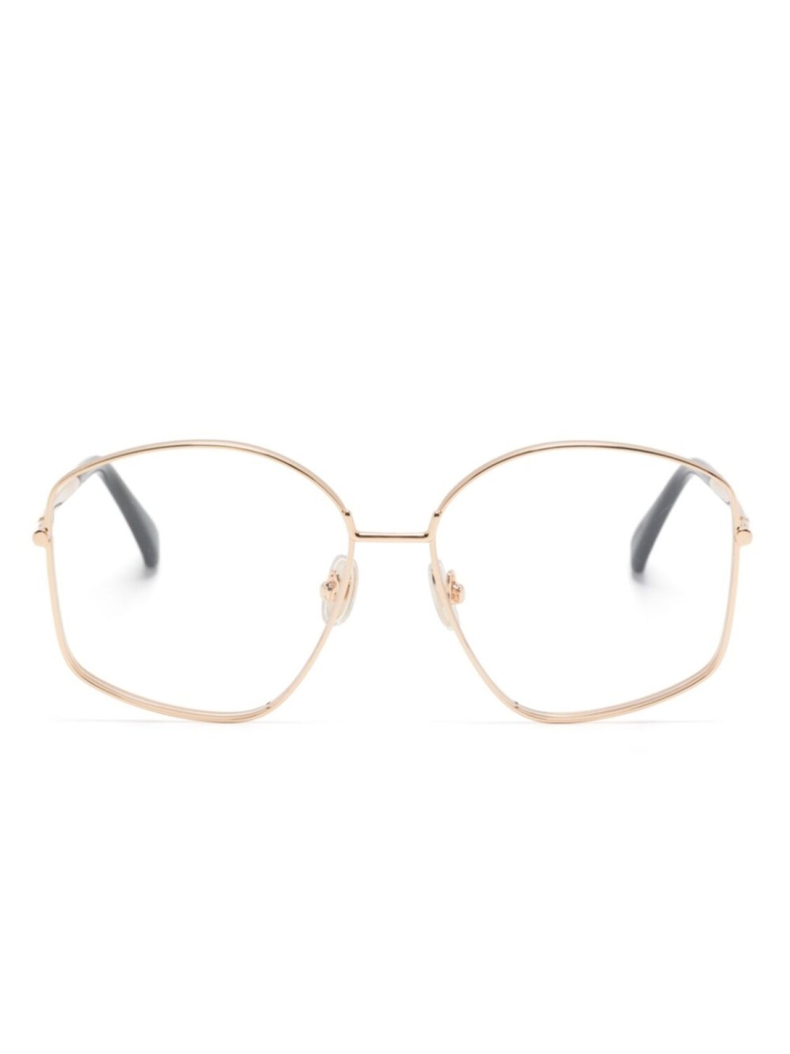 Очки в геометричной оправе с логотипом Max Mara Eyewear, черный
Очки в геометричной оправе с логотипом Max Mara Eyewear, черный