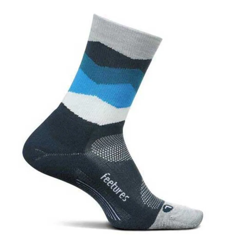 Носки Feetures Elite Light Cushion Mini crew, синий 
Носки Feetures Elite Light Cushion Mini crew, синий
