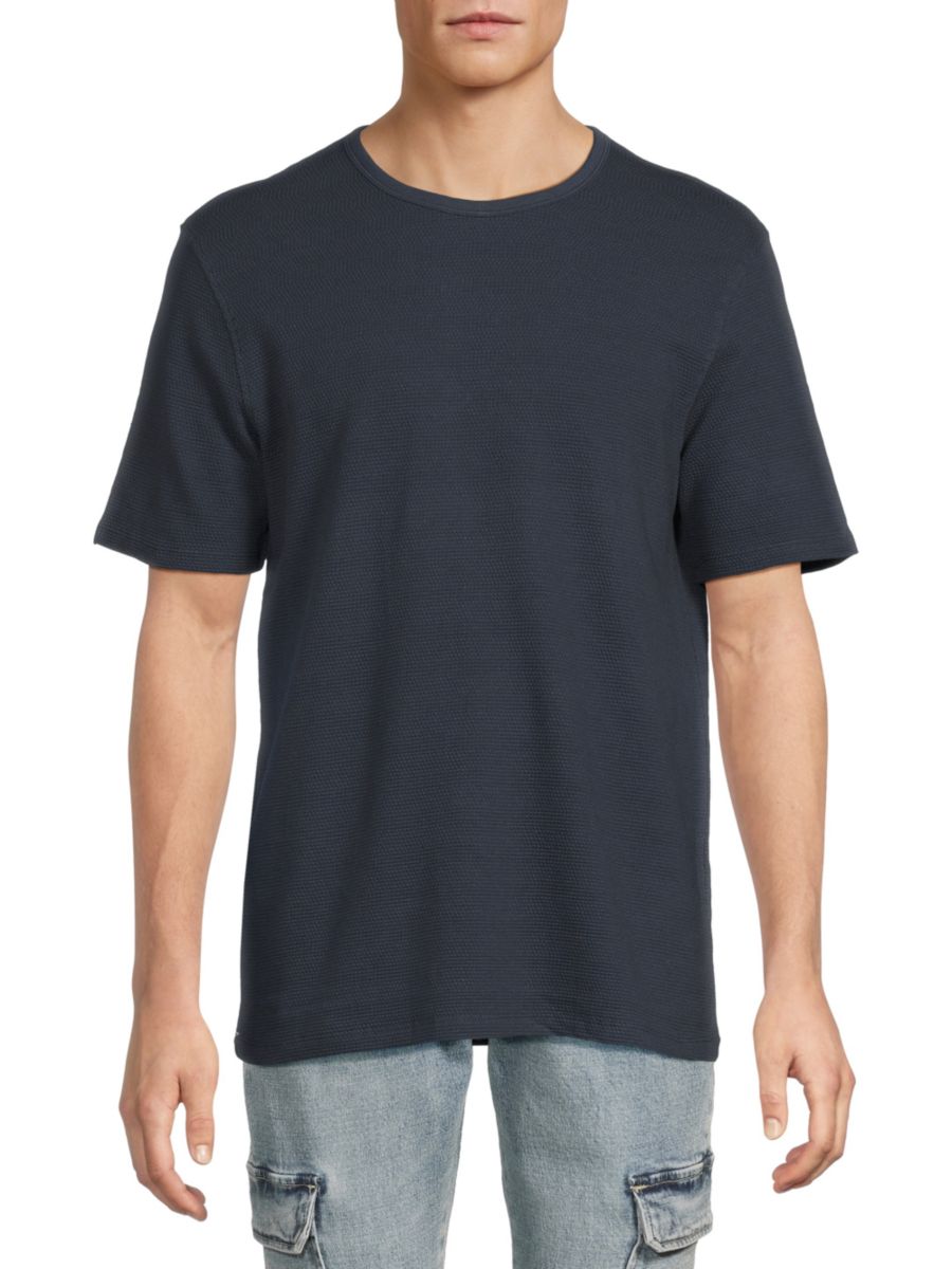 Футболка из фактурного эластичного хлопка Kenneth Cole, темно-синий
Футболка из фактурного эластичного хлопка Kenneth Cole, темно-синий