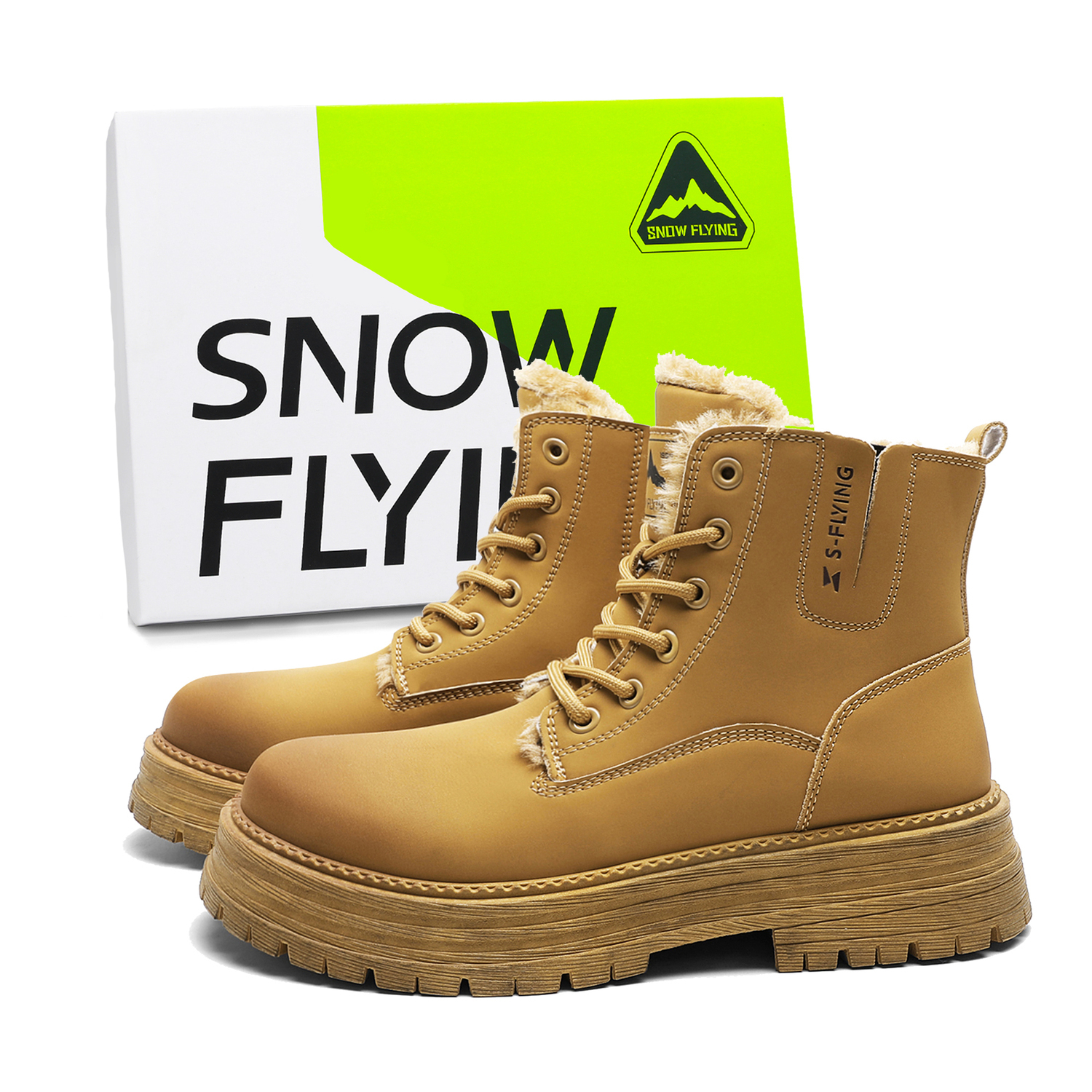 SNOW FLYING Зимние тактические ботинки Crew Martin для мужчин - карамельно-коричневые (с флисовой подкладкой), цвет Caramel Brown (Fleece-Lined)
SNOW FLYING Зимние тактические ботинки Crew Martin для мужчин - карамельно-коричневые (с флисовой подкладкой), цвет Caramel Brown (Fleece-Lined)