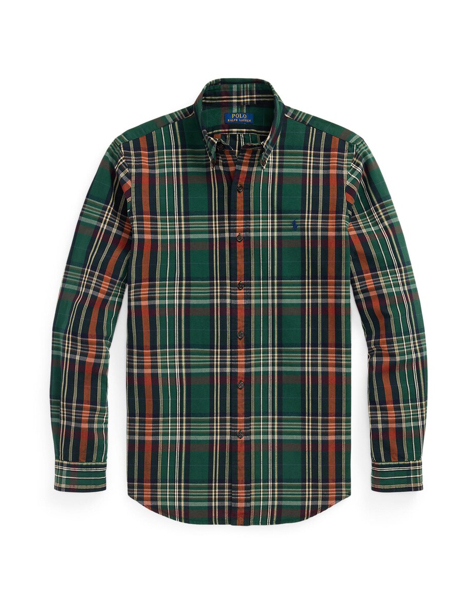 Рубашка на пуговицах классического кроя Polo Ralph Lauren, Green/Dark green 
Рубашка на пуговицах классического кроя Polo Ralph Lauren, Green/Dark green