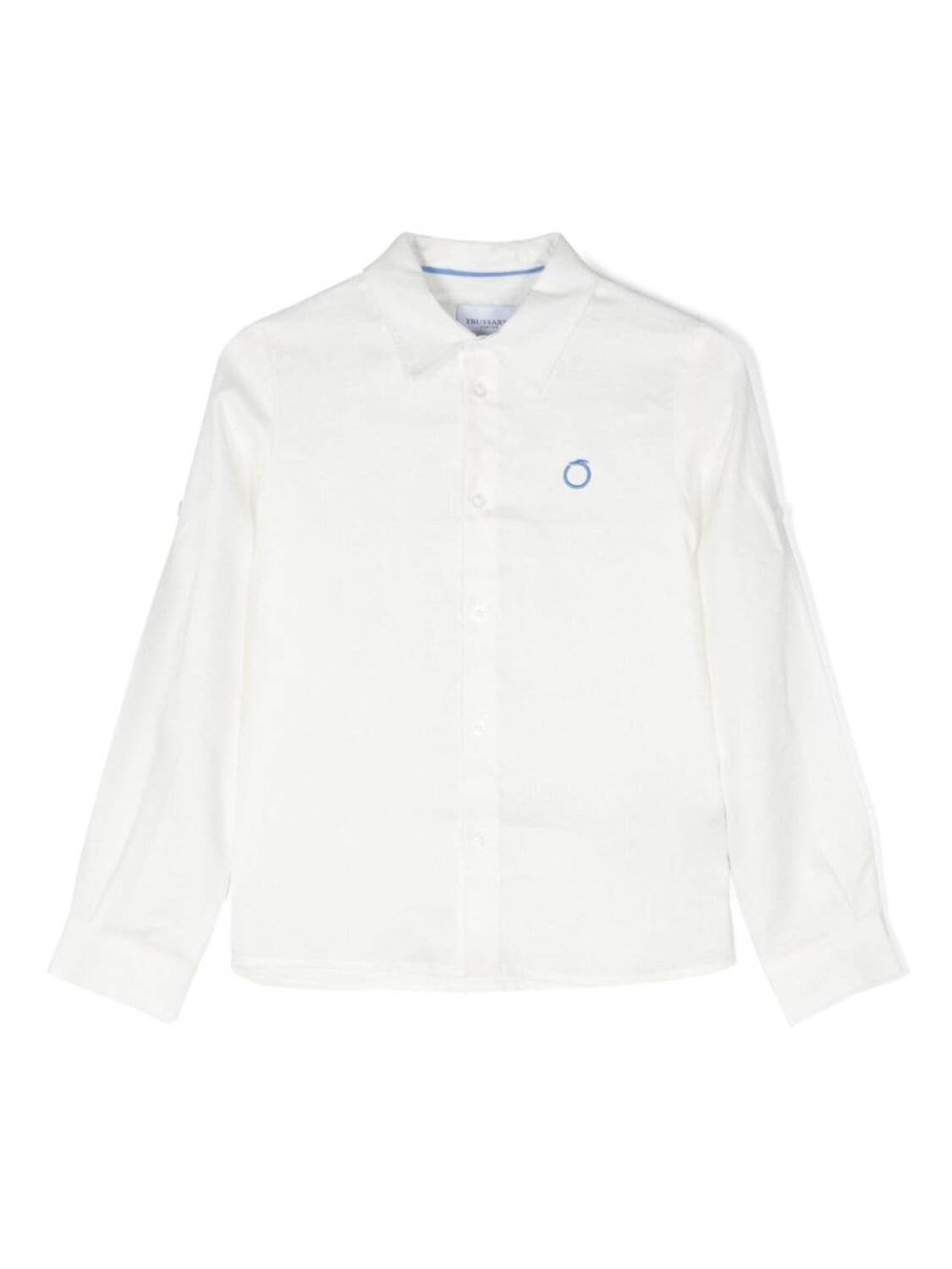 Trussardi льняная рубашка с вышитым логотипом, белый
Trussardi льняная рубашка с вышитым логотипом, белый