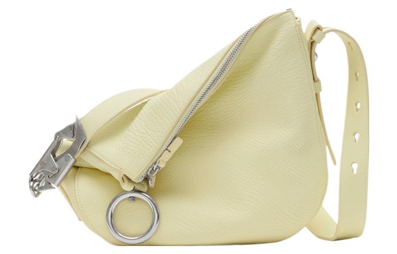 Сумка через плечо из зернистой телячьей кожи Knight Напиток желтый Burberry 
Сумка через плечо из зернистой телячьей кожи Knight Напиток желтый Burberry