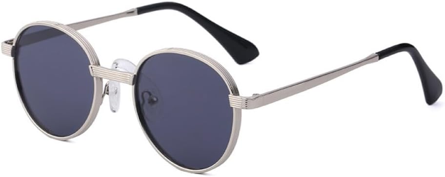 Панк-очки 2027 года для женщин и мужчин, винтажные круглые очки для вождения, мужские солнцезащитные очки UV400, качественные очки для путешествий MTZJH, C06-silver Gray
Панк-очки 2027 года для женщин и мужчин, винтажные круглые очки для вождения, мужские солнцезащитные очки UV400, качественные очки для путешествий MTZJH, C06-silver Gray